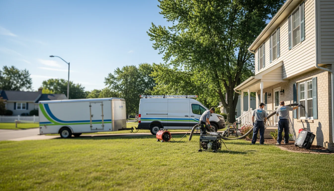 Flooded Basement Restoration And Cleanup With Repair in Marysville, KS near me